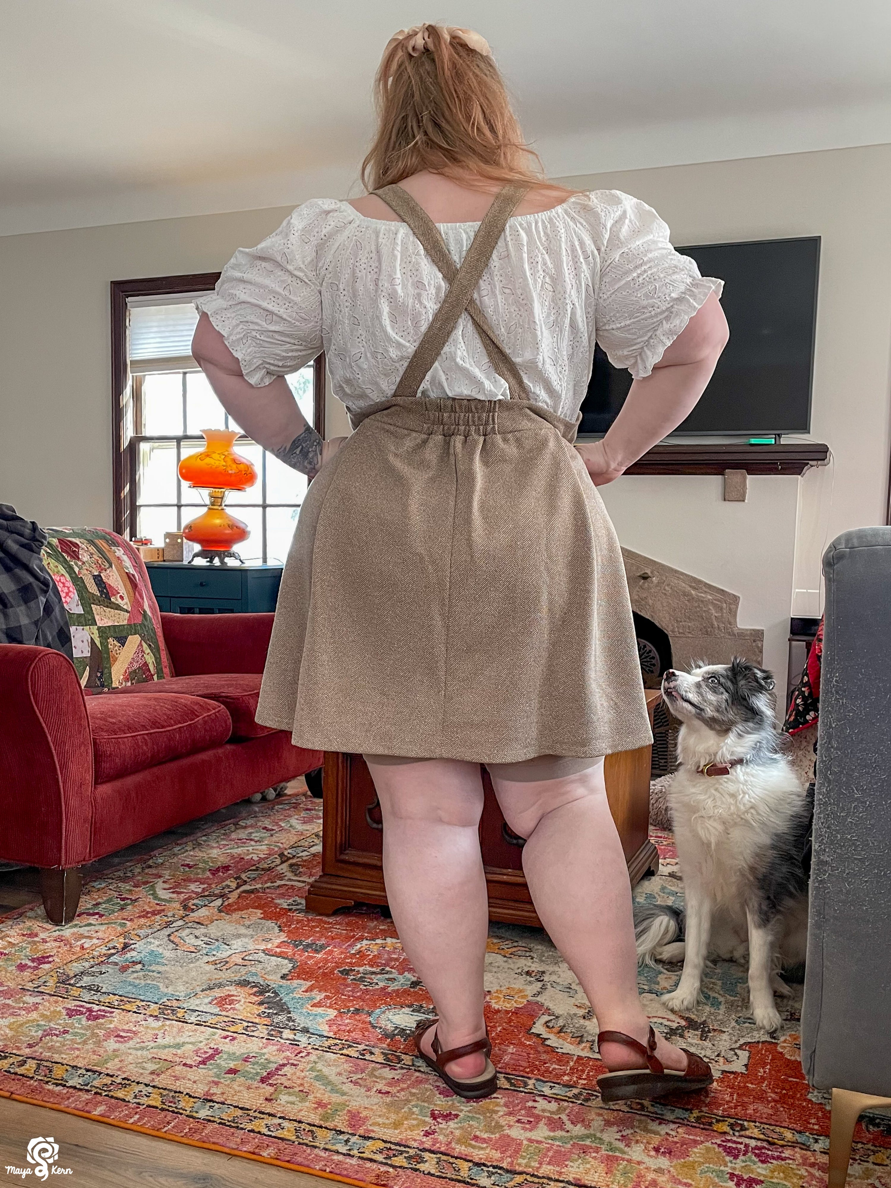[JULY 10] Fawn Suspender Skirt