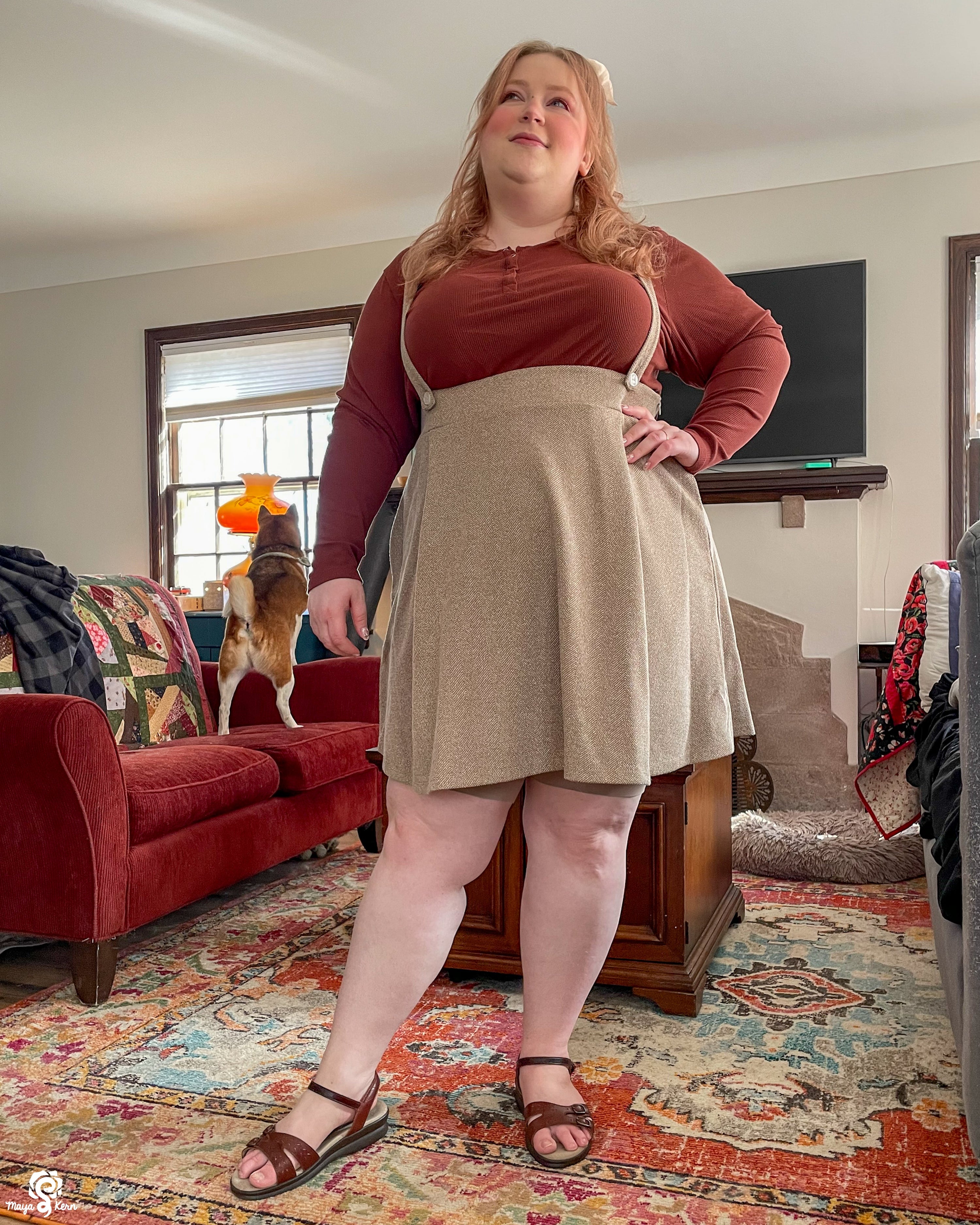 [JULY 10] Fawn Suspender Skirt
