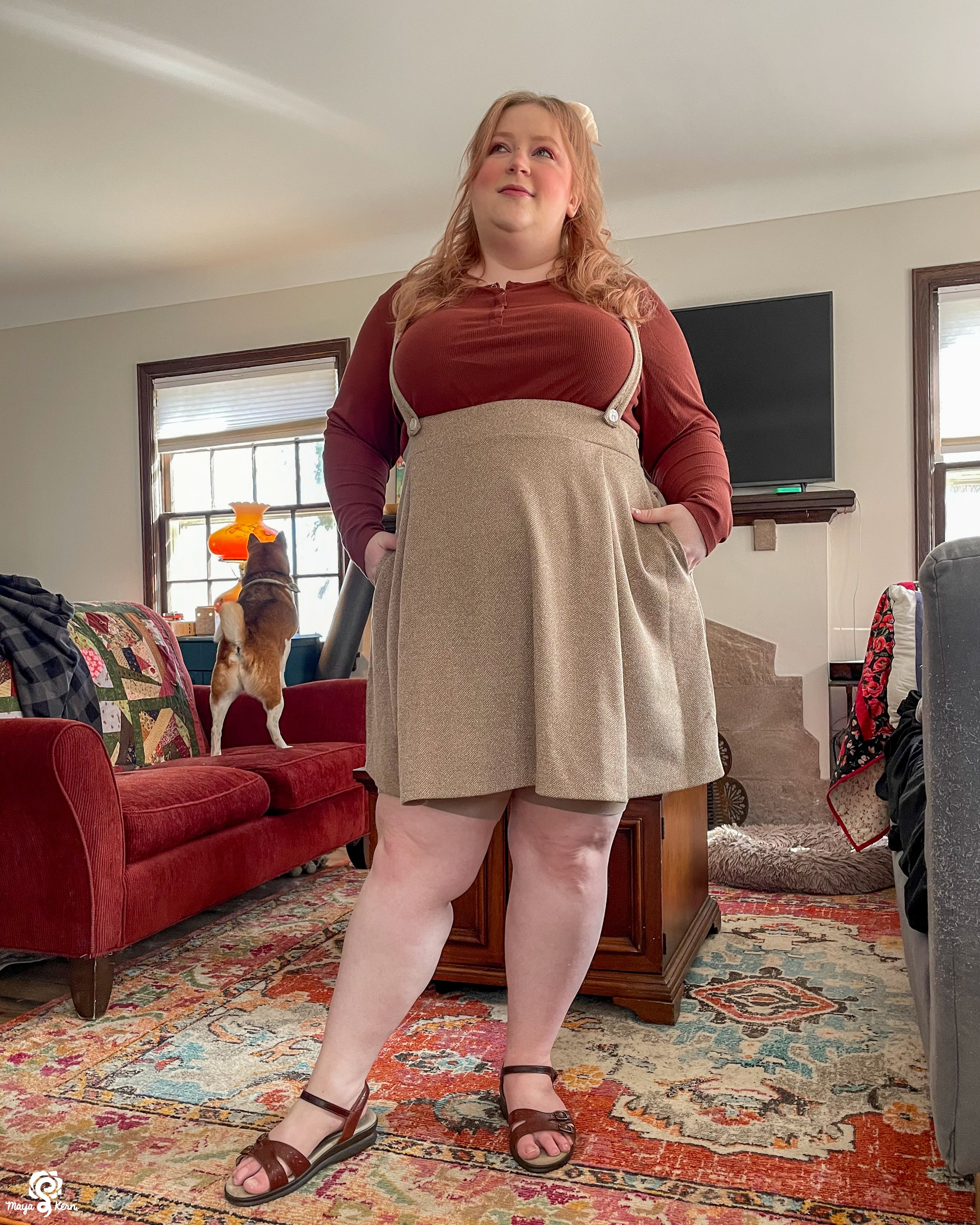 [JULY 10] Fawn Suspender Skirt