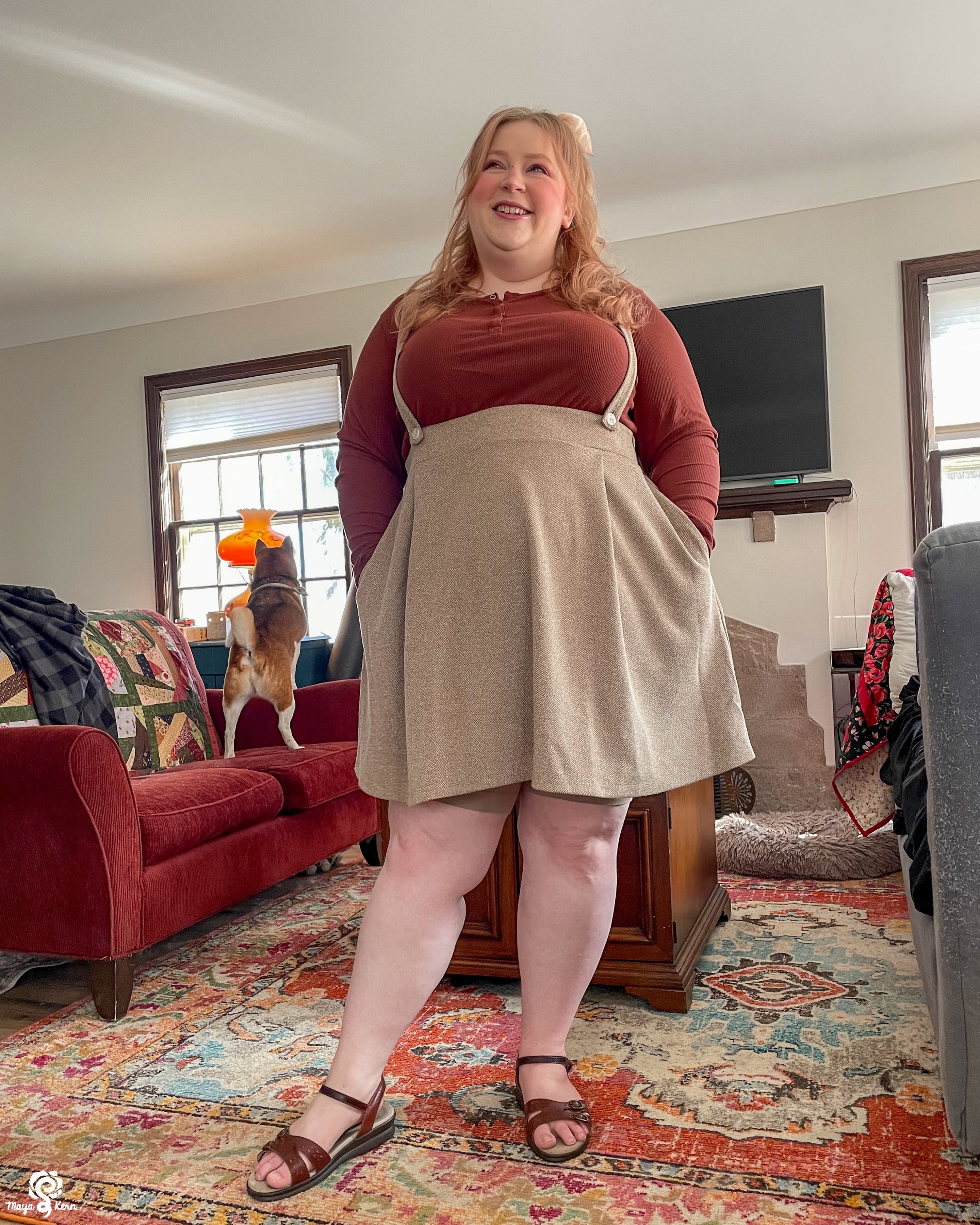 [JULY 10] Fawn Suspender Skirt