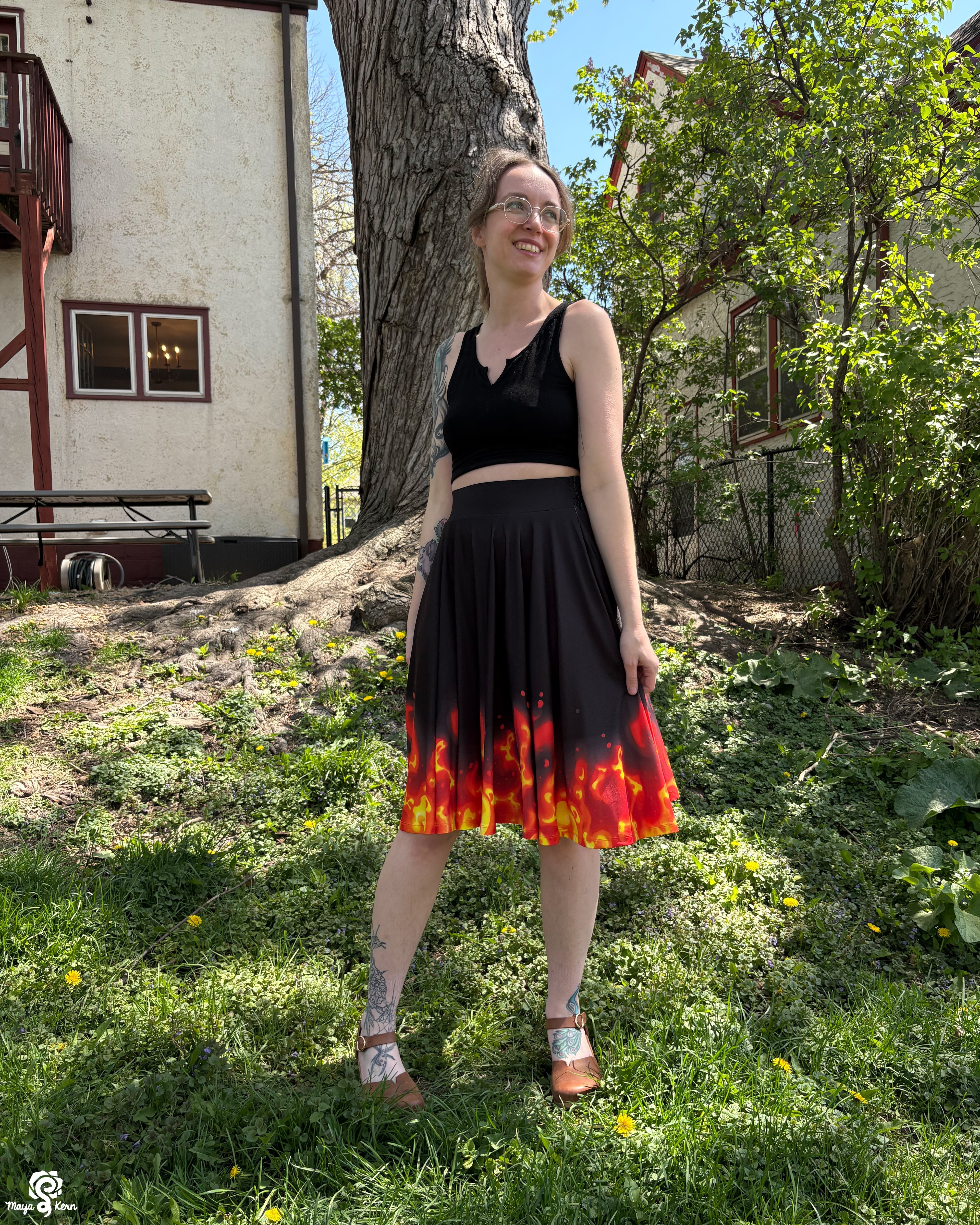 Fire Circle Skirt