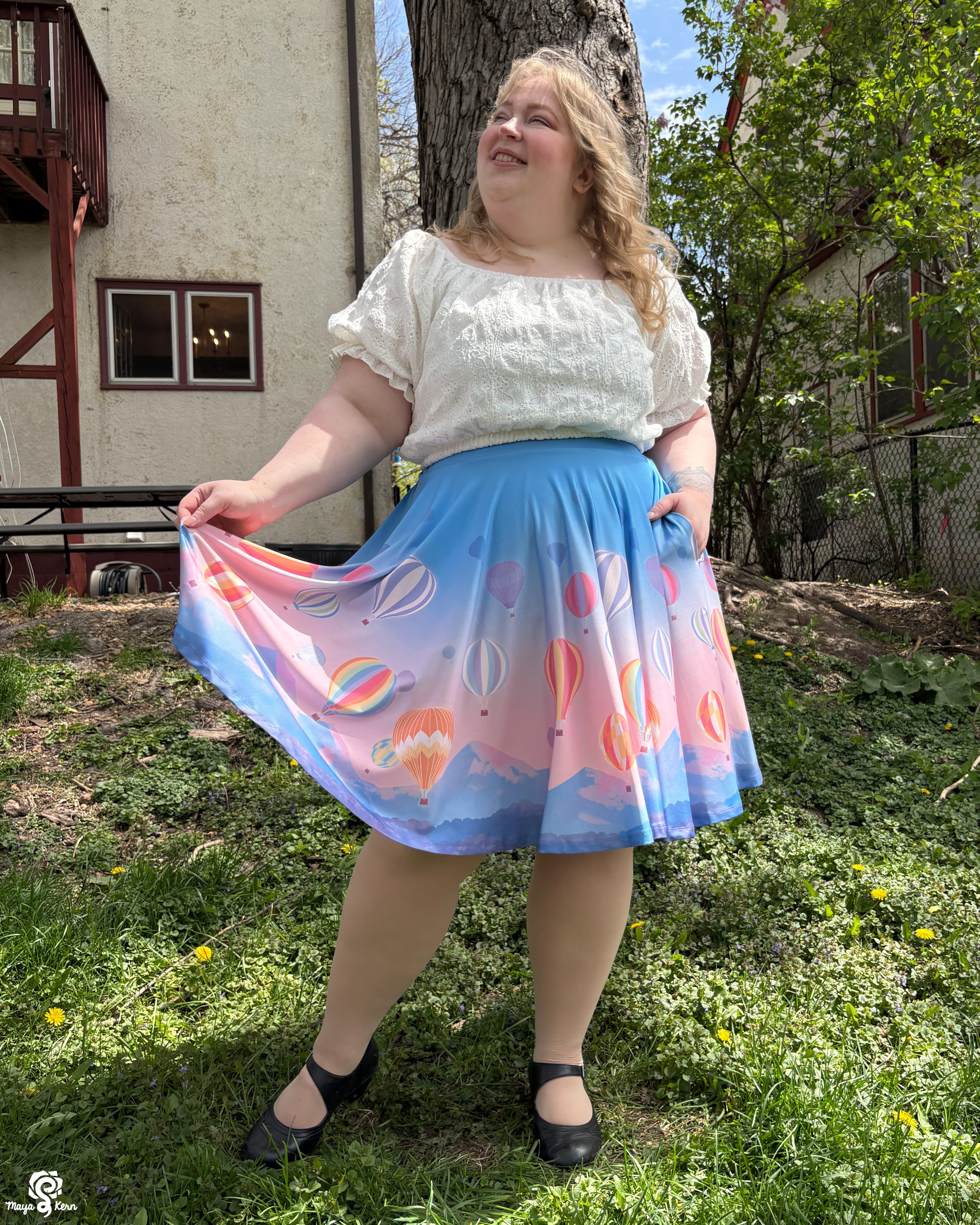 Hot Air Balloon Circle Skirt