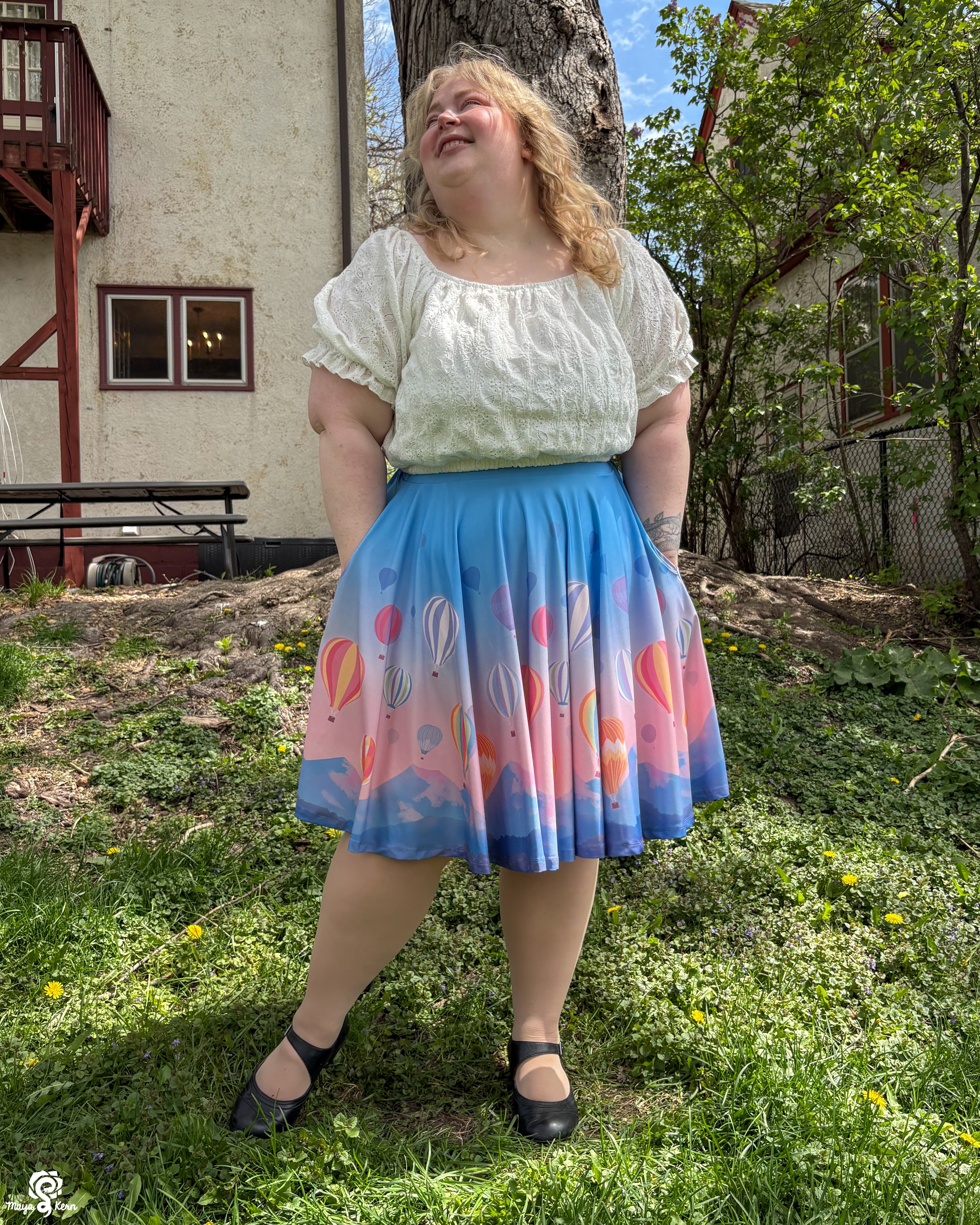 Hot Air Balloon Circle Skirt