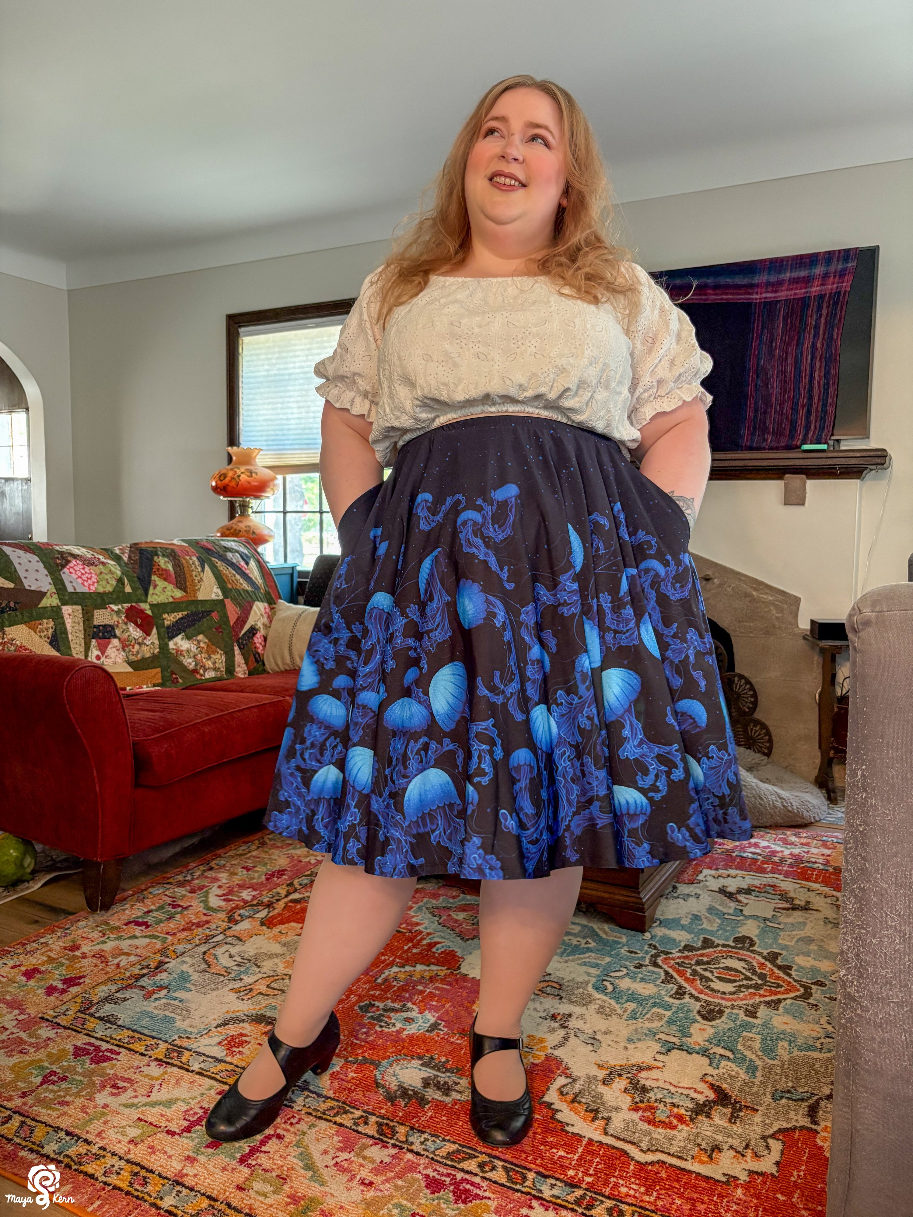 Jellyfish Midi Skirt