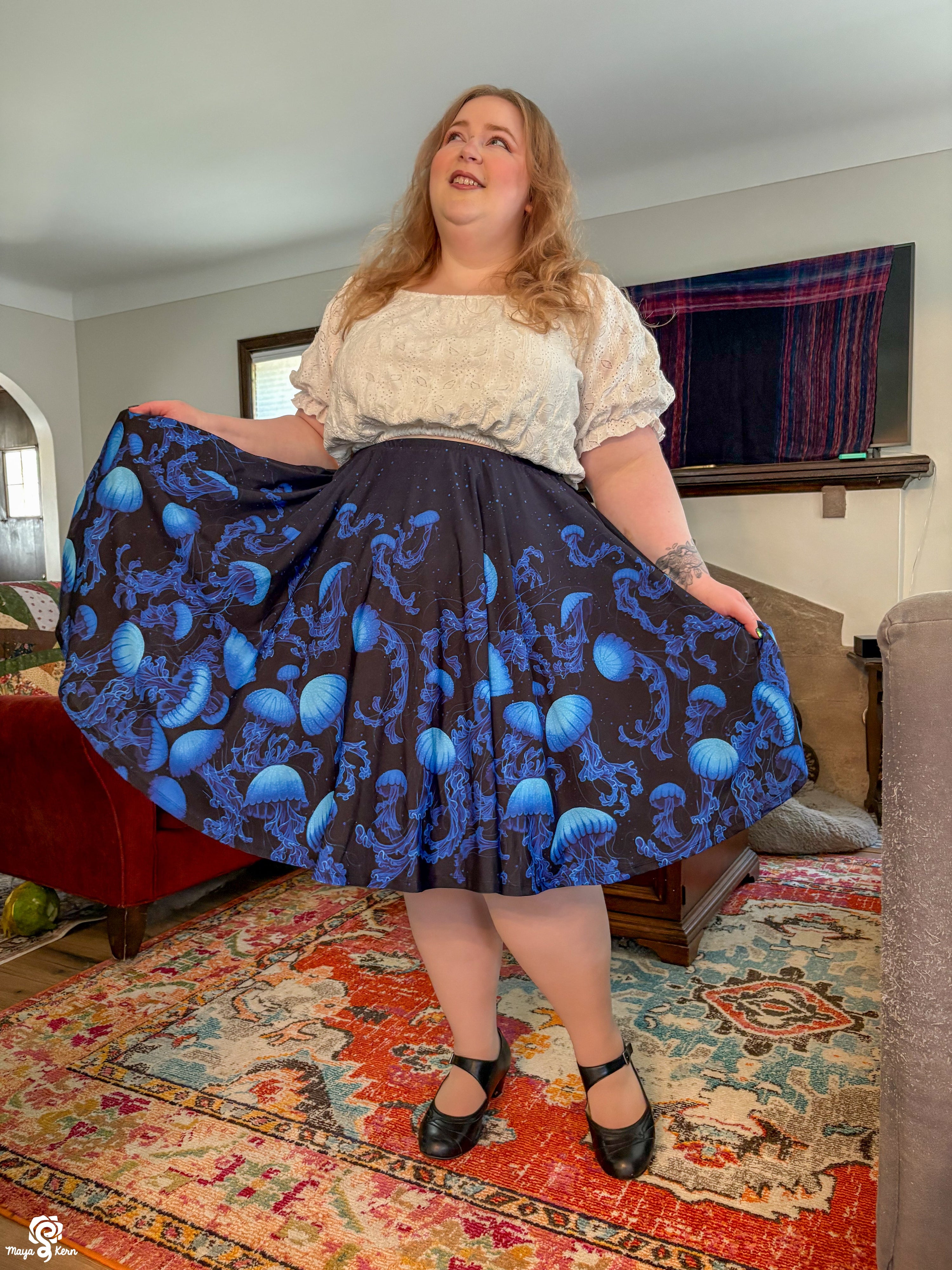 Jellyfish Midi Skirt