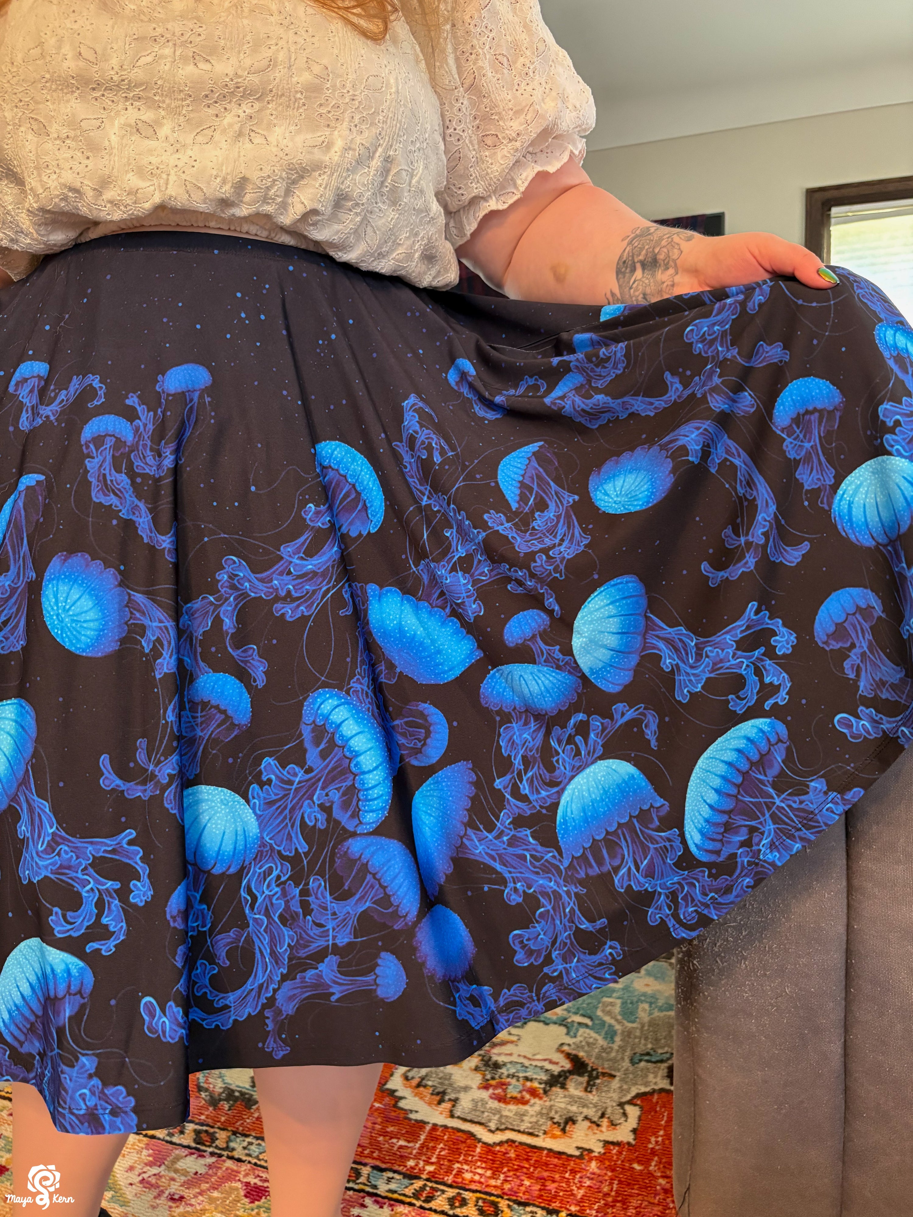 Jellyfish Midi Skirt