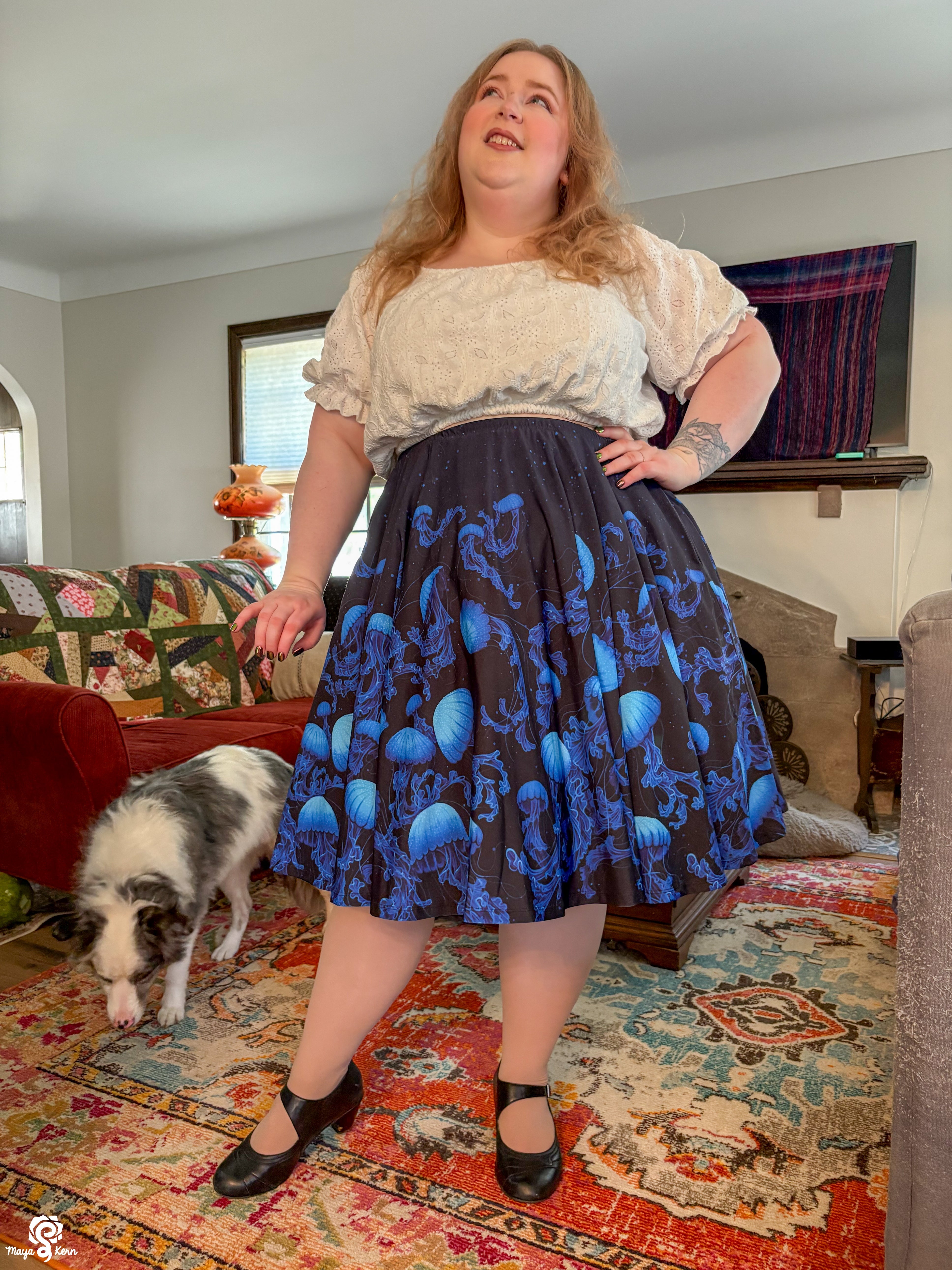 Jellyfish Midi Skirt