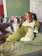 Cozy Cropped Matcha Sweater