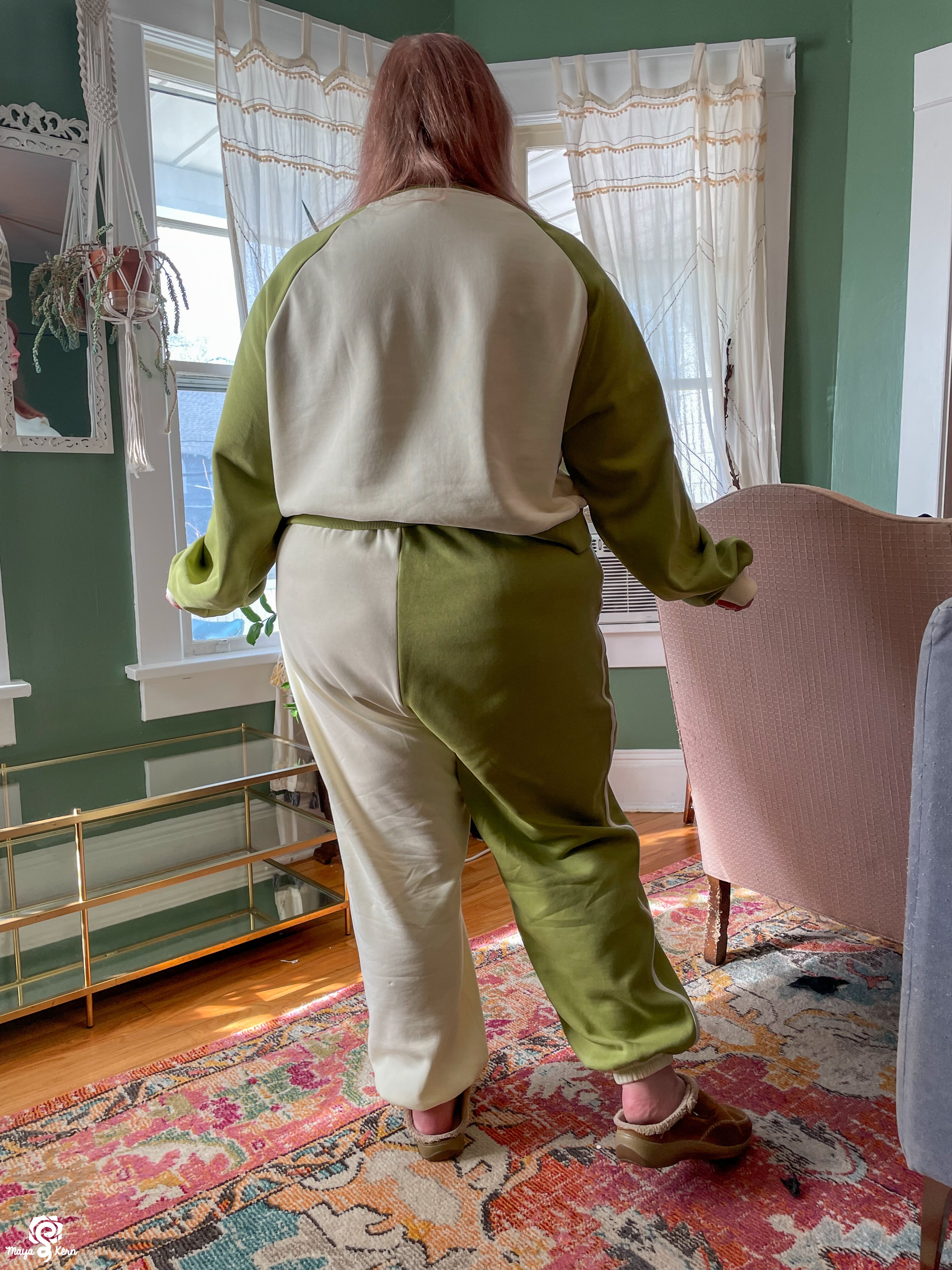 Cozy Cropped Matcha Sweater