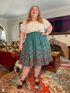 COLLAB: Rii Abrego Monarch Butterflies Midi Skirt