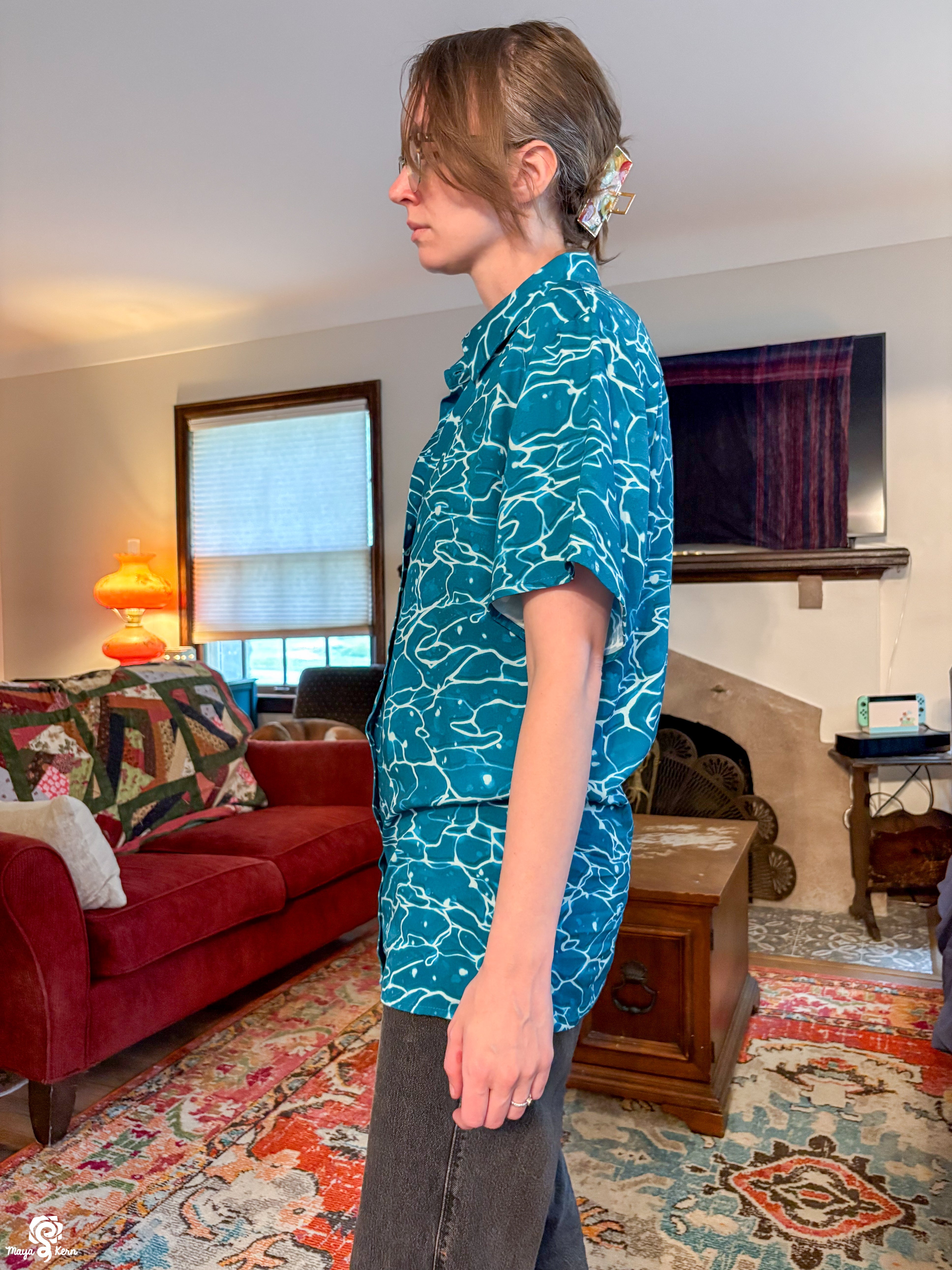 [PREORDER] Ocean Cotton Button-Up Shirt