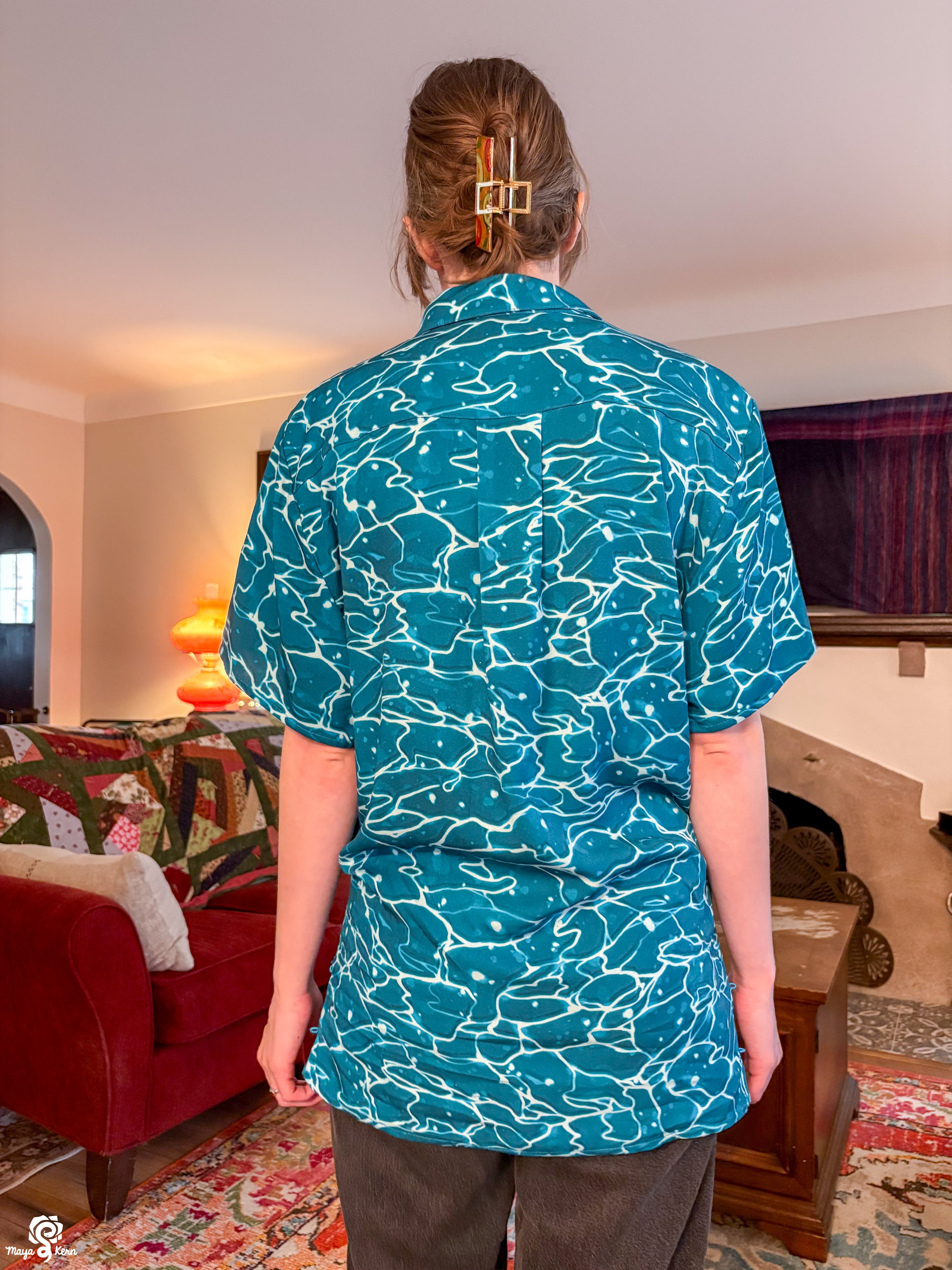 [PREORDER] Ocean Cotton Button-Up Shirt