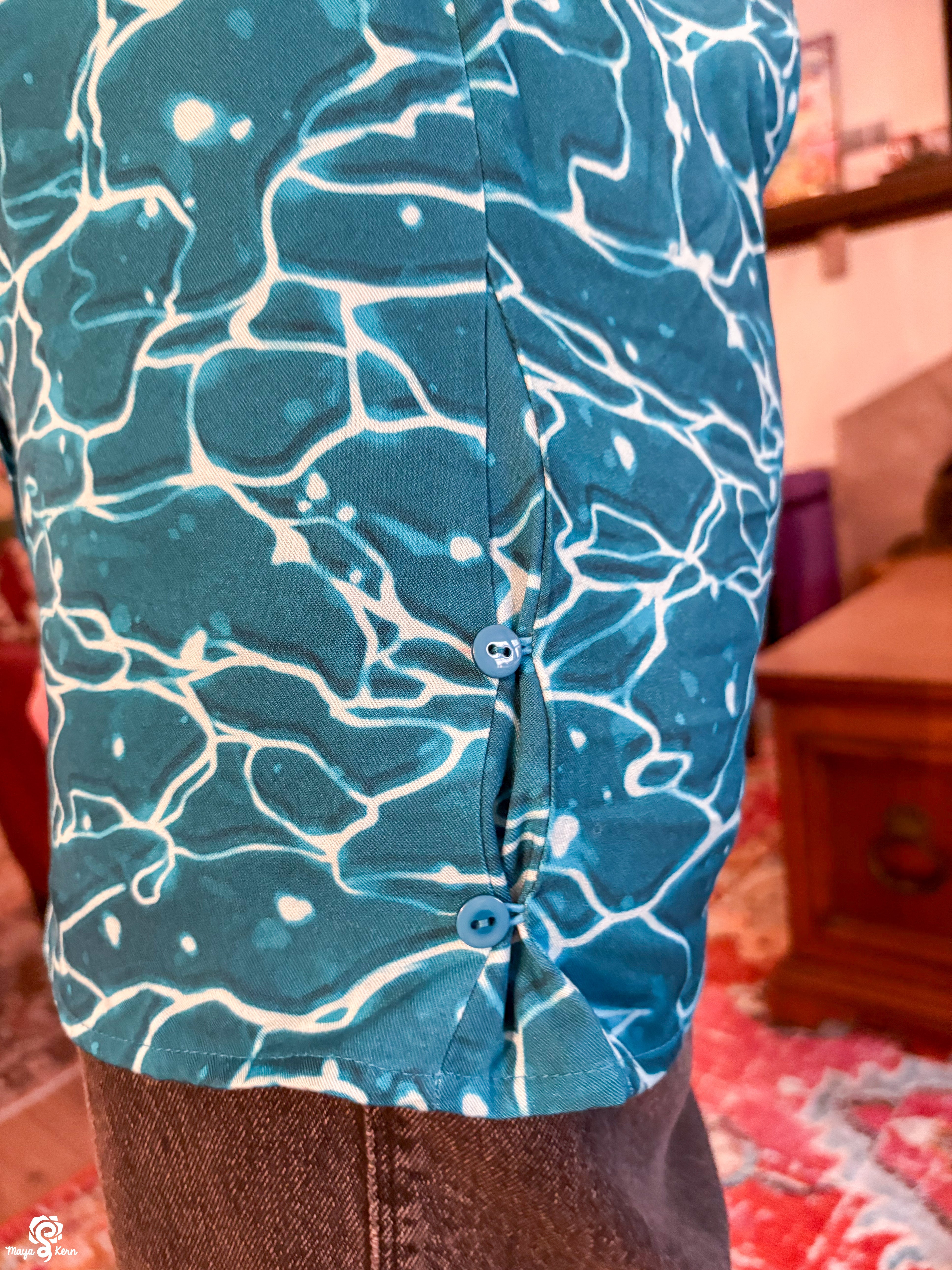 [PREORDER] Ocean Cotton Button-Up Shirt