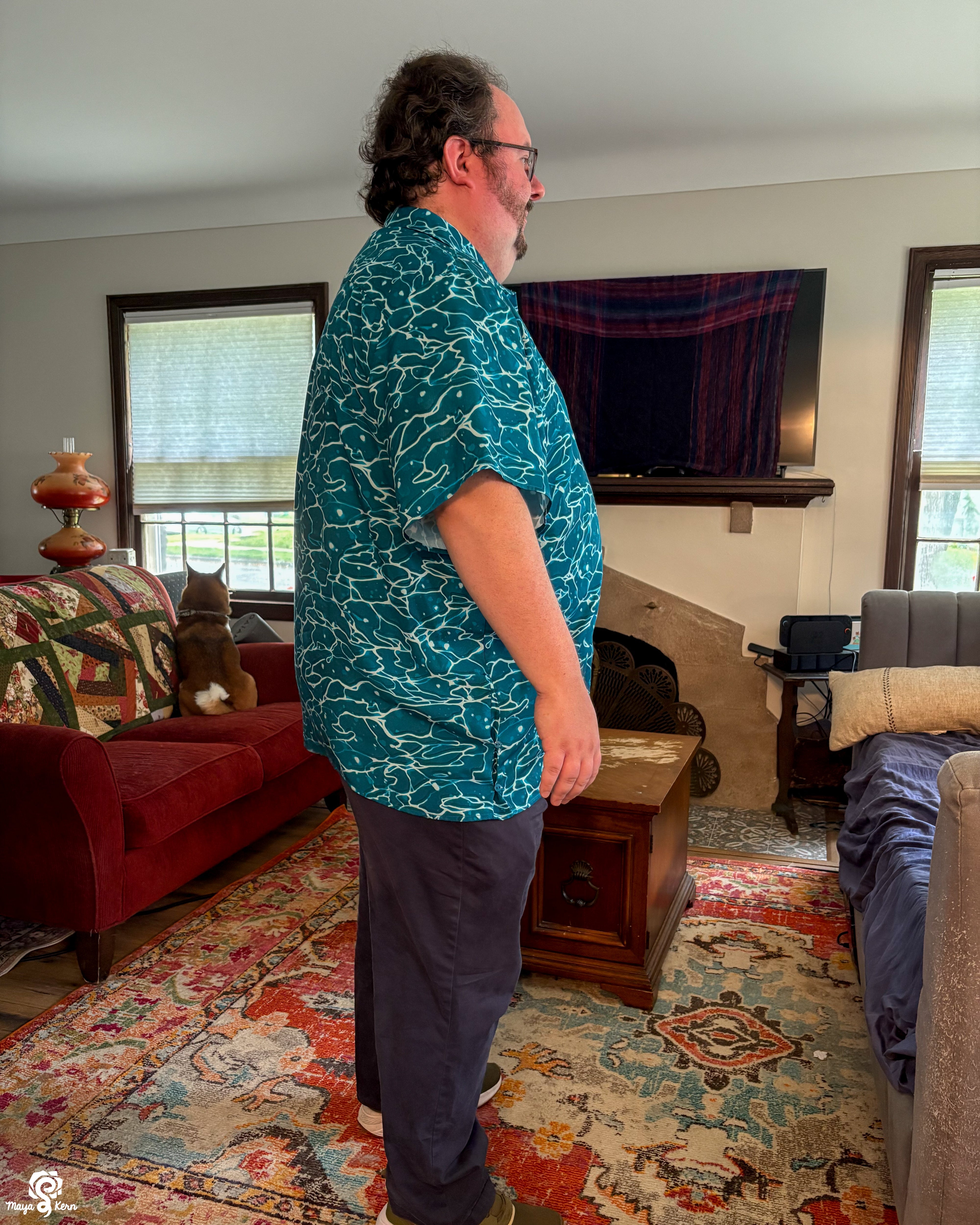 [PREORDER] Ocean Cotton Button-Up Shirt