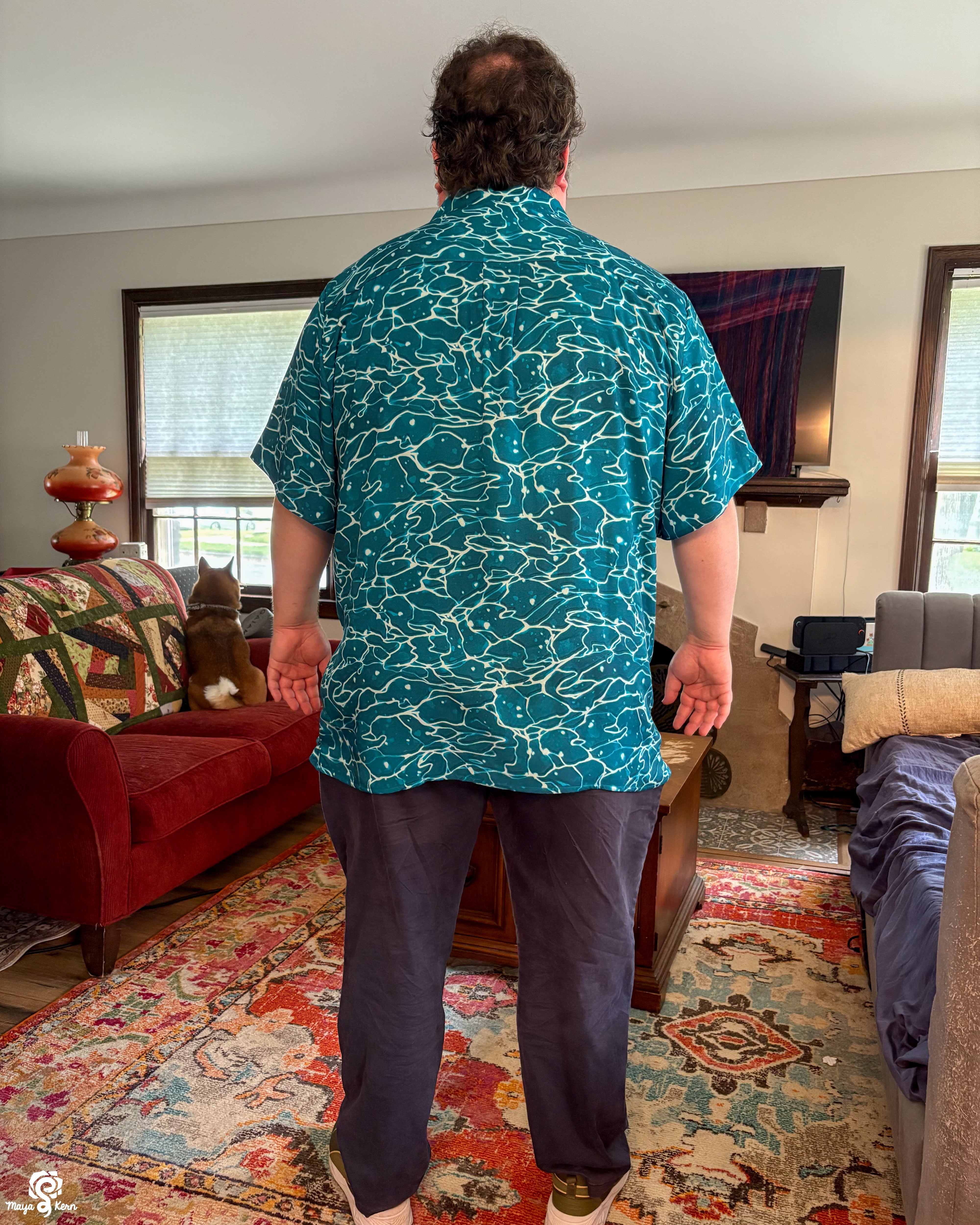 [PREORDER] Ocean Cotton Button-Up Shirt