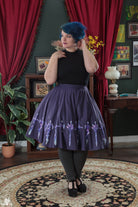 Black Petticoat Midi Skirt