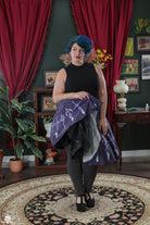 Black Petticoat Midi Skirt