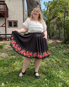 COLLAB: Rii Abrego Pomegranate Circle Skirt