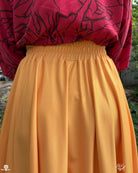 COLLAB: Rii Abrego Strawberry Yellow Circle Skirt
