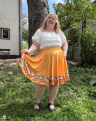 COLLAB: Rii Abrego Strawberry Yellow Circle Skirt
