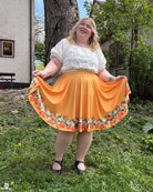 COLLAB: Rii Abrego Strawberry Yellow Circle Skirt
