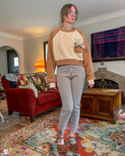 Cozy Cropped Teddy Sweater