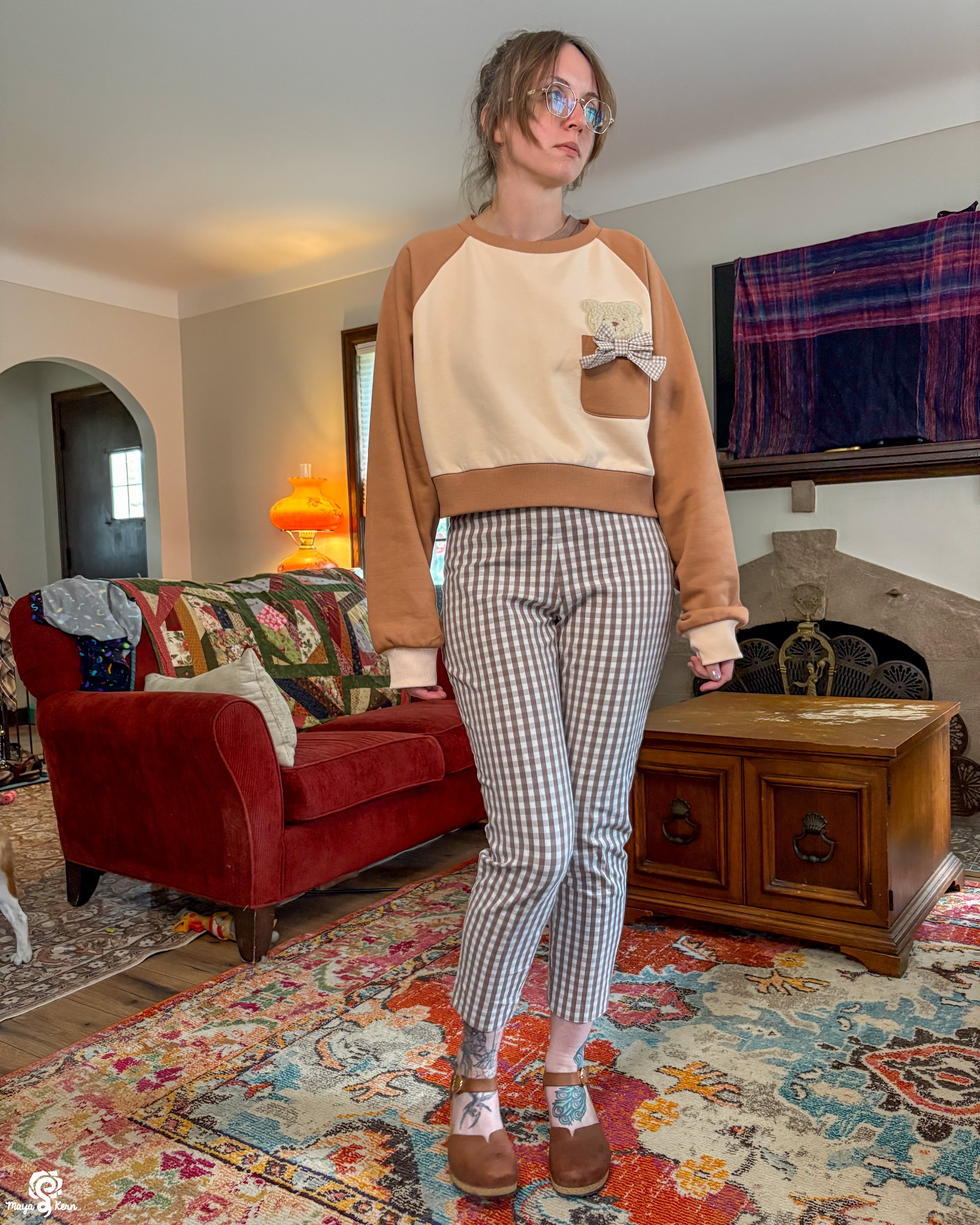 Cozy Cropped Teddy Sweater