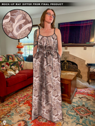 [PREORDER] Hiss Latte Sunswept Maxi Dress