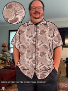 [PREORDER] Hiss Latte Cotton Button-Up Shirt