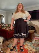 Horses Midi Skirt