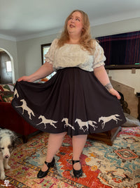 Horses Midi Skirt